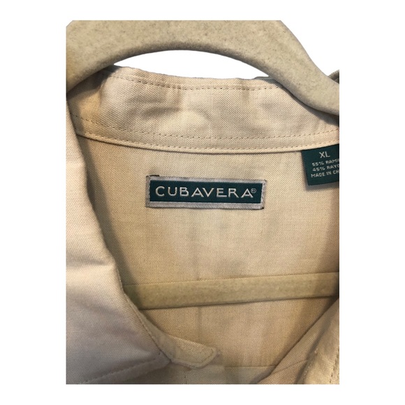 Men’s Cubavera Casual Button Down Short Sleeve Shirt - XL - Picture 2 of 5